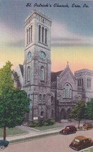 Erie Pennsylvania PA St Saint Patrick&#39;s Church Catholic Postcard D57 - £2.33 GBP