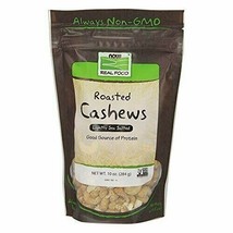 NOW Foods, Cashews, Roasted and Salted, Rich Buttery Flavor, Source of Protei... - £11.33 GBP