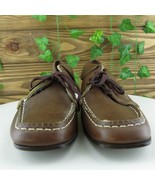 Patios Women Oxford Shoes  Brown Leather Lace Up Size 7.5 Narrow (AA, N) - £13.19 GBP