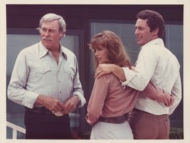 Dallas original CBS 7x9 inch TV color photo Howard Keel Linda Gray Jared... - £27.05 GBP