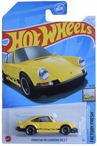 Mattel Hot Wheels Porsche 911 Carrera RS 2.7, Factory Fresh 4/10 [Yellow... - $7.61