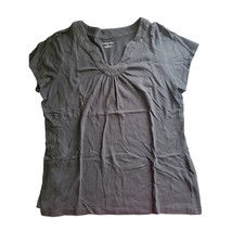 Croft &amp; Barrow Xl Black Short Sleeve Top - $8.00