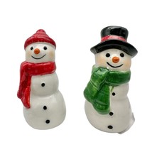 Salt Pepper Shaker Set Christmas Snowmen NWT - £9.49 GBP