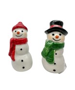 Salt Pepper Shaker Set Christmas Snowmen NWT - £9.32 GBP