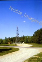 1963 Fire Tower School Bus State Park Brown County IN Kodachrome 35mm Slide - £3.18 GBP