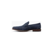 Stacy Adams Marlowe Algonquin Moc Toe Penny Slip On Navy Suede 25550-415 image 6