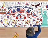 4Th of July Giant Coloring Poster/Tablecloth-4Th of July Crafts for Kids... - $20.24