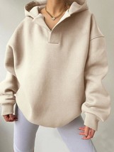 Trendy Tron Women&#39;s Loose Fit Hooded Sweatshirt for women Winter lightwe... - $726.95 MXN