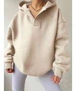 Trendy Tron Women&#39;s Loose Fit Hooded Sweatshirt for women Winter lightwe... - $726.95 MXN