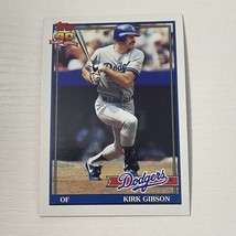 1991 Topps #490 Kirk Gibson Dodgers - £1.28 GBP