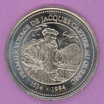 1984 La Grande Allee Quebec Private Trade Token or Dollar Jacques Cartier NBS - £4.66 GBP