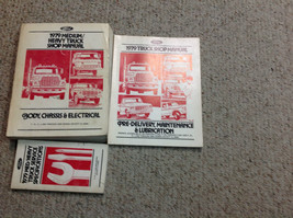 1979 Ford Medium &amp; Heavy Duty Truck Trucks Service Shop Manual Set W Specs - £104.57 GBP