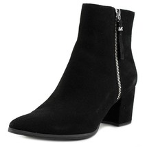 Michael Kors Women&#39;s Dawson Bootie Black Suede Zip Boots 9.5 - $116.51