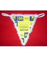 New Sexy Womens UNIVERSITY OF MICHIGAN Gstring Thong Lingerie Underwear - £15.04 GBP