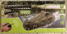 Crocodile Head V002 RC Boat 2.4G Remote Control Electric Racing Boat Spoof Toy - £44.69 GBP