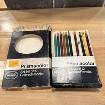 Vtg Berol PRISMACOLOR Colored Pencils #952 Complete Art Set of 11 - $14.84