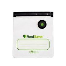 FoodSaver Reusable Quart Vacuum Zipper Bags, for Use with FoodSaver Handheld Vac - $22.99