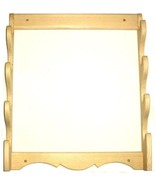 Pine Wooden 4 Place Gun Rack Rifle Shotgun Wall Mount Display - $29.99