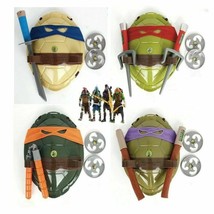 Great TMNT Teenage Mutant Ninja Turtles Costume Shell &amp; Weapon set toy - £25.47 GBP