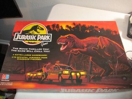 Vintage Jurassic Park Movie Board Game 1992 Milton Bradley Complete Pieces - $33.65