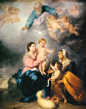 Giclee  art Holy Family painting HD printed on canvas - $7.69+