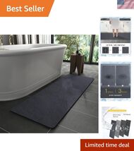 Bath Mat Rug-Rubber Backing Non Slip Quick Dry Absorbent Thin Bathroom R... - $104.92