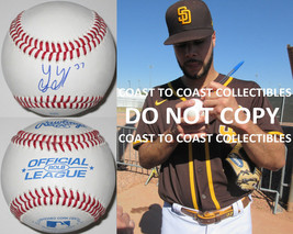 Joey Lucchesi San Diego Padres signed autographed baseball COA exact proof - £62.21 GBP