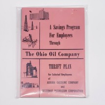 Ohio Oil Company Employee Benefits 4 Booklets 1958 Aurora Speedway RARE VINTAGE - £38.85 GBP