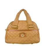 MARC JACOBS Tan Quilted Leather Satchel Bag - £43.07 GBP