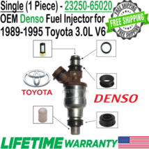 Genuine Flow Matched Denso 1Pc Fuel Injector for 1993, 1994 Toyota T100 ... - $59.39