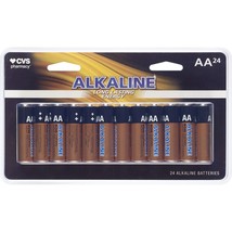 2 packs of CVS Alkaline Long Lasting Energy AA 24ct Total of 48 Batteries NEW - £14.98 GBP