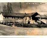 RPPC Governo Hot Molle Camas Montana MT Nixon Foto Cartolina - $11.33