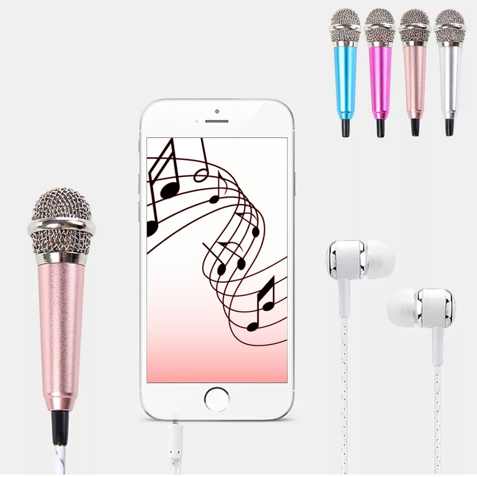  Studio Portable Mini 3.5mm Stereo Studio Speech Mic Audio Microphone For Phone - $18.99