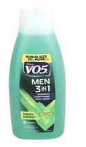 SHIP24H-Alberto VO5 Men&#39;s 3-in-1 Shampoo Conditioner Body Wash Fresh Energy,18oz - $7.80