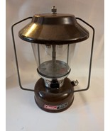 1979 Coleman Lantern Model 275 Brown Picket Fence Globe 2 Mantel - $63.35