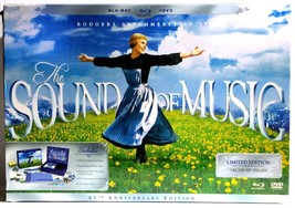 The Sound of Music (4-Disc Blu-ray/DVD, 1965, 45th Anniv Ed) Like New !  - £21.79 GBP