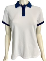 Peter Millar With with Blue Trim Short Sleeve Polo Size M - $47.49