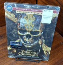 Pirates of the Caribbean: Dead Men Tell No Tales STEELBOOK (4K+Blu-ray+Digital) - £50.71 GBP