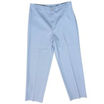 Vintage Cornflower Blue High Waisted Tapered Pants size 34 Bend Over Lev... - $26.31