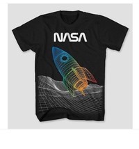 New Engine Boys Rocket  NASA T-Shirt Black Size XXL 18 NWT - $6.92
