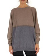 BRUNELLO CUCINELLI Cashmere Colorblock Pattern Sweater w/ Tags - $28,392.76 MXN