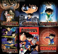 ANIME DVD~Detective Conan:Case Closed Season 1-25+24 Movie~English sub+FREE GIFT - £219.47 GBP