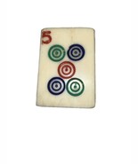 MAH-JONG BAMBOO &amp; BONE “COIN” TILE REPLACE MA JONGG MAHJONG 1920 - €12,65 EUR