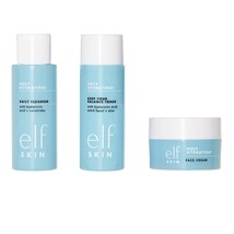 e.l.f. Skin Holy Hydration! The Essentials Mini Kit, Cleanser, Toner &amp; Moisturiz - £26.30 GBP