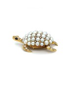 Tiffany &amp; Co. Cultured Pearl, 0.25ct Diamond Turtle Brooch #599 1&quot; x 1.5... - $21,122.87 CAD