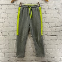 Osh Kosh Bgosh Sweatpants Boys Sz 6 Gray Neon Green Drawstring Waist - £6.32 GBP