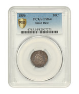 1856 10c PCGS Proof 64 (Small Date) - £5,354.61 GBP
