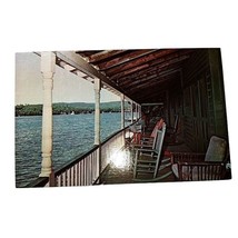 Camp Notre Dame Porch Lake Spofford New Hampshire Postcard S-79559 Unposted - £3.08 GBP