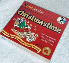 Baby Genius Childrens Christmas time Songs 3-CD Set 53 Songs 2 Hrs NIB Carols - £11.12 GBP
