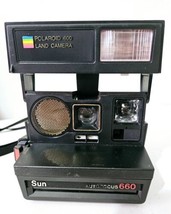 Polaroid Sun 660 Autofocus Instant Land Camera Polaroid 600 With Strap - Tested - $83.22